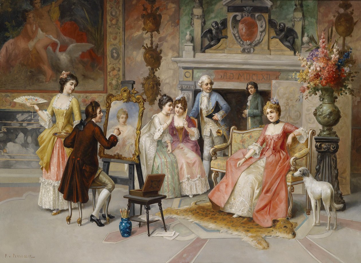 Portrét od Franz von Persoglia