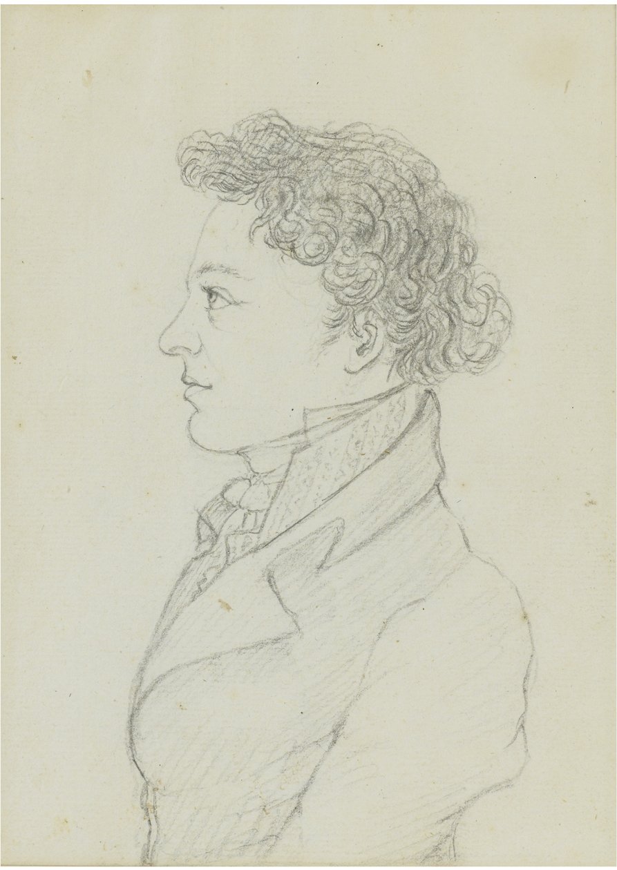 Franz Schubert 1797-1828, ve věku 17 let, asi 1814 od Franz von Schober