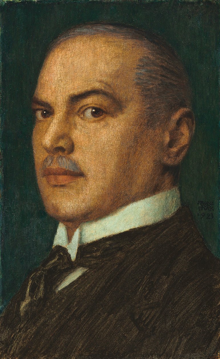 Autoportrét, 1923 od Franz von Stuck