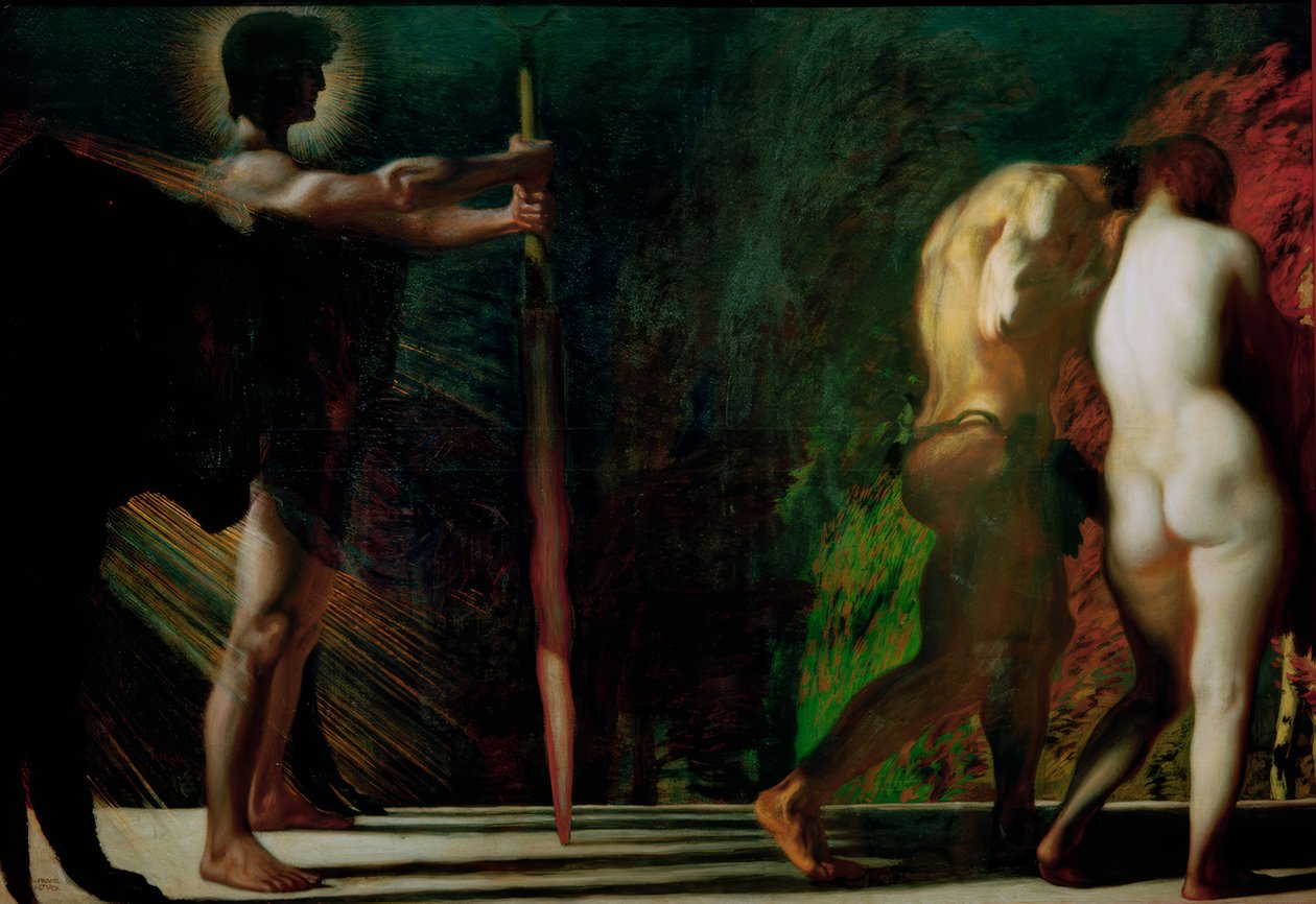 Ztracený ráj od Franz von Stuck