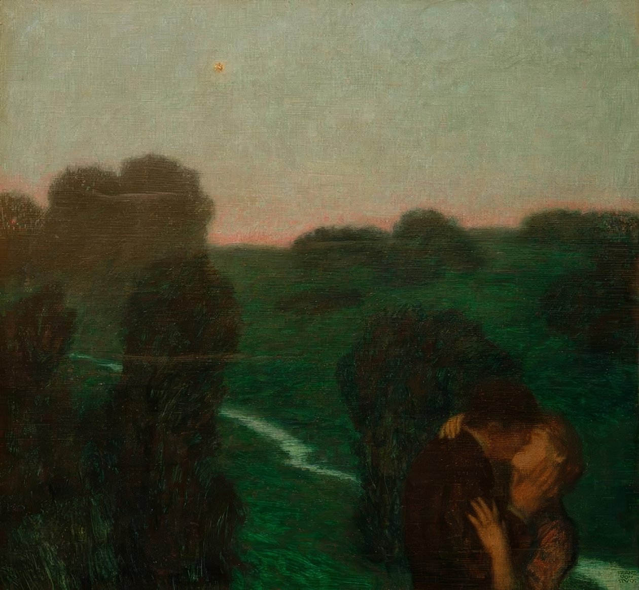 Večerní hvězda od Franz von Stuck