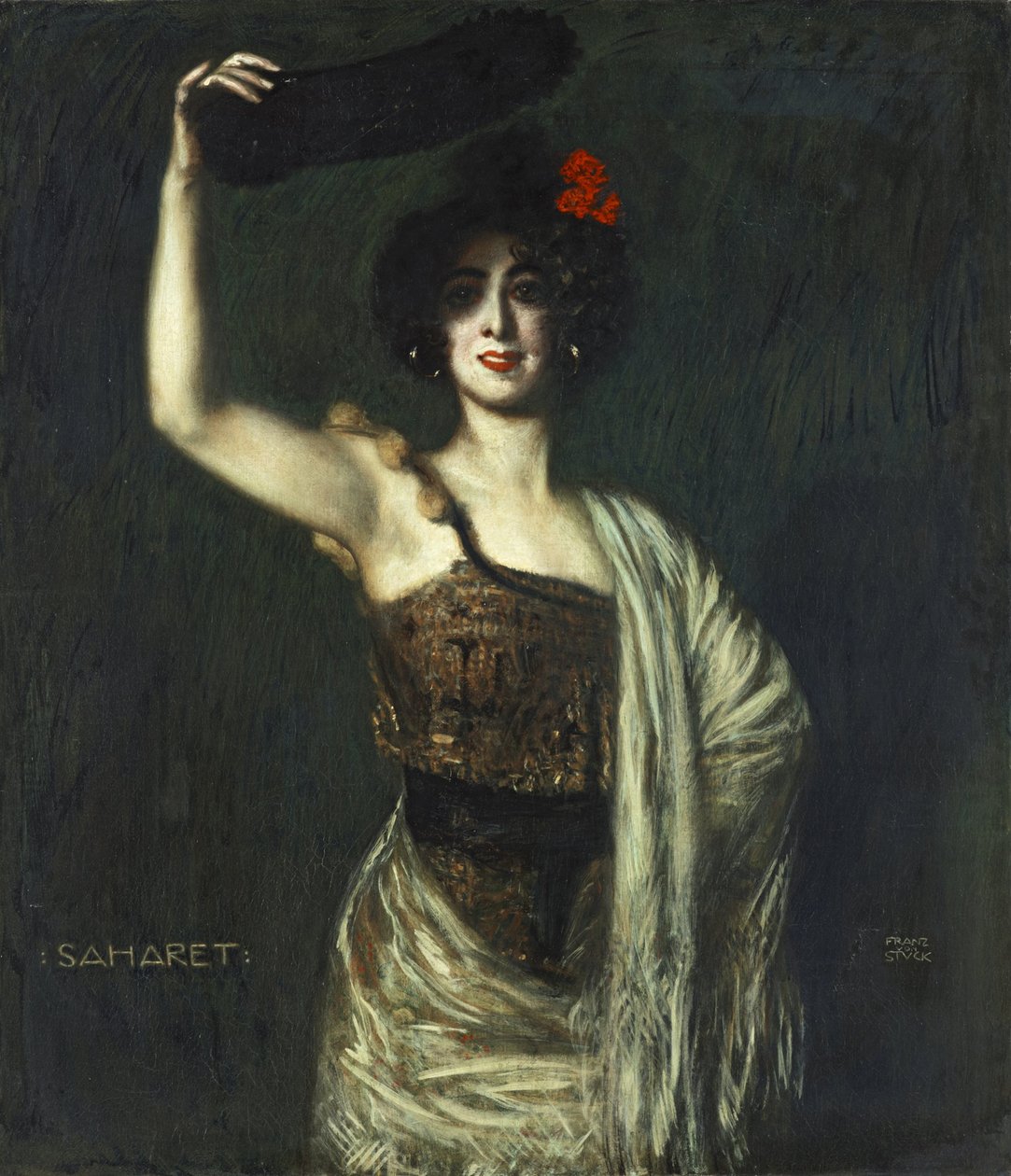 Tanečnice Saharet od Franz von Stuck