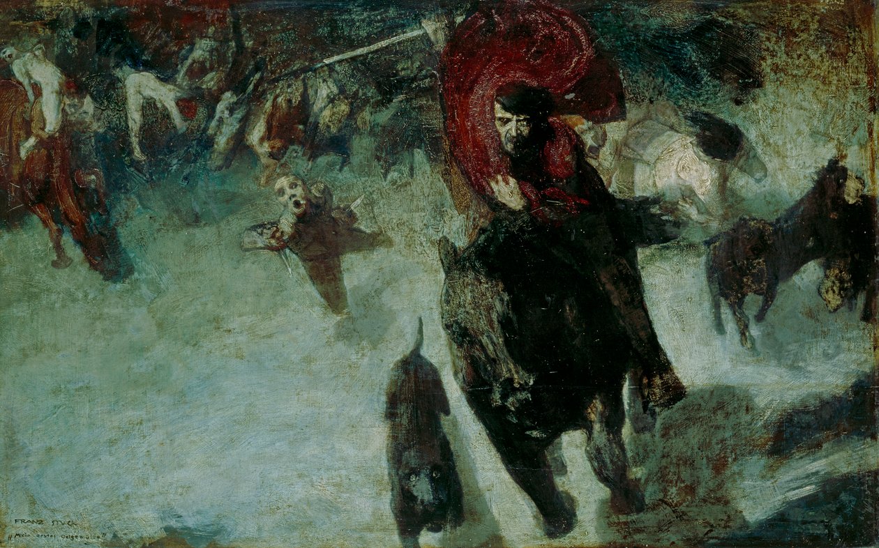 Divoká honba od Franz von Stuck