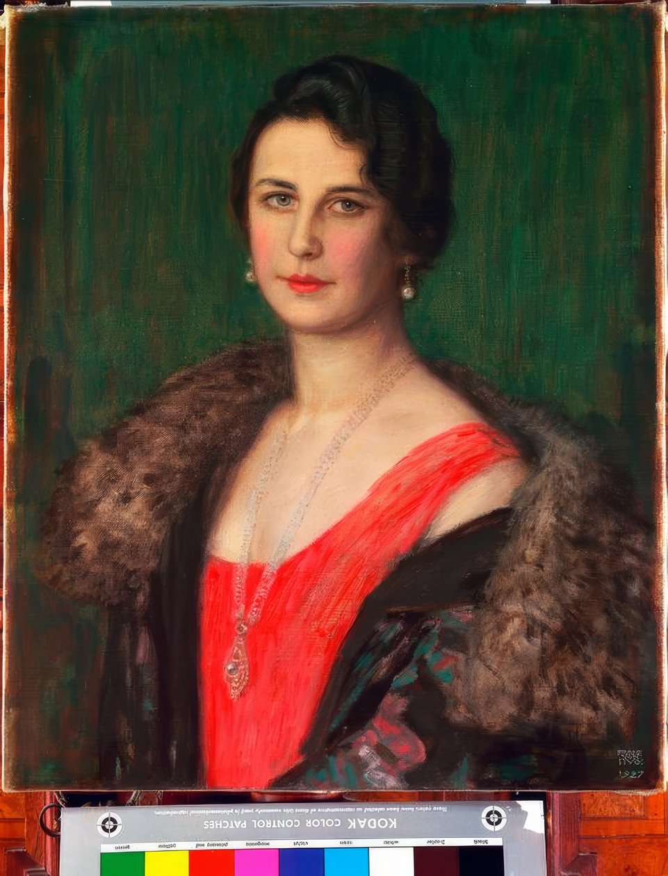 F. v. Stuck / Frau Patzak / Malba, 1927 od Franz von Stuck