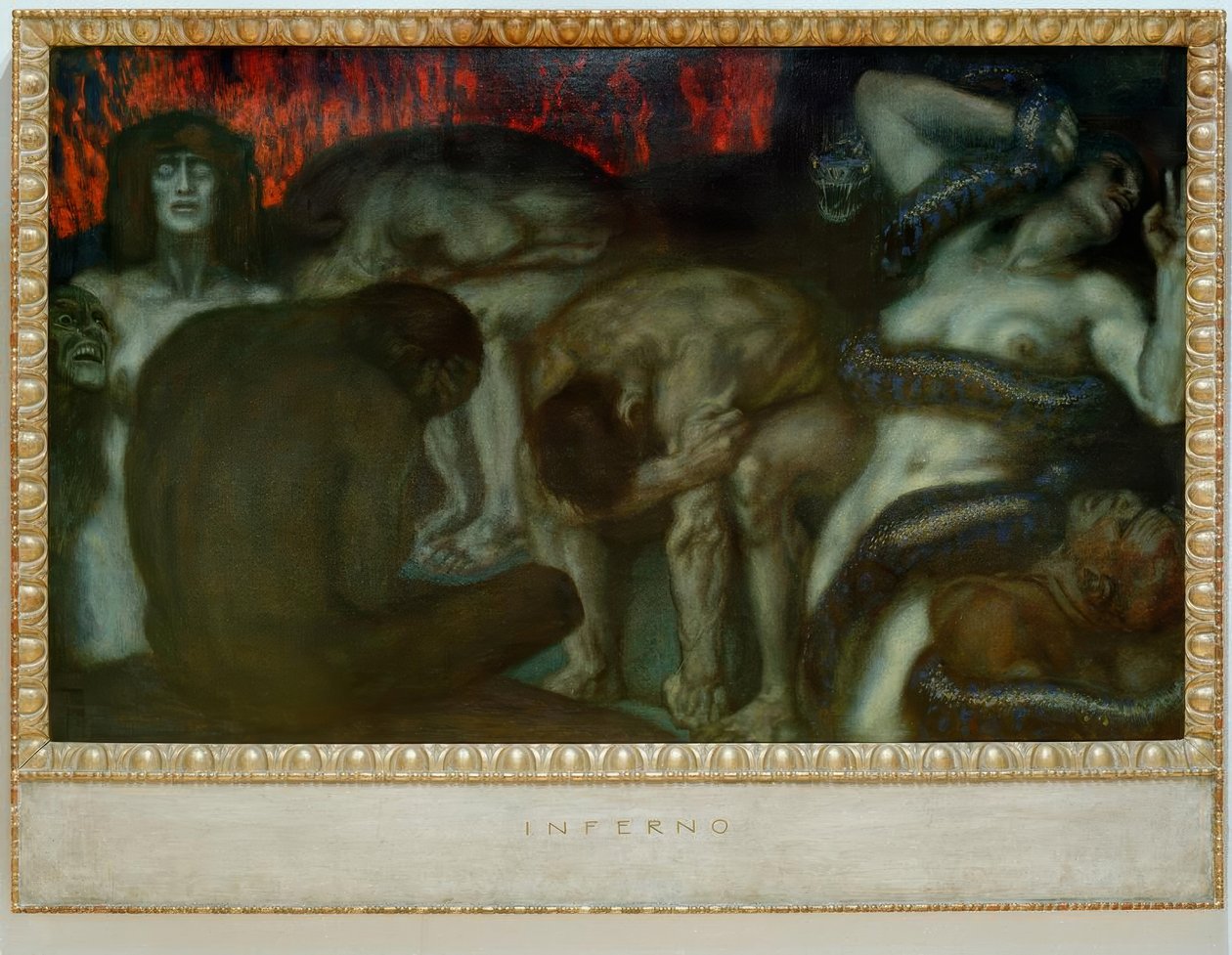 Peklo od Franz von Stuck