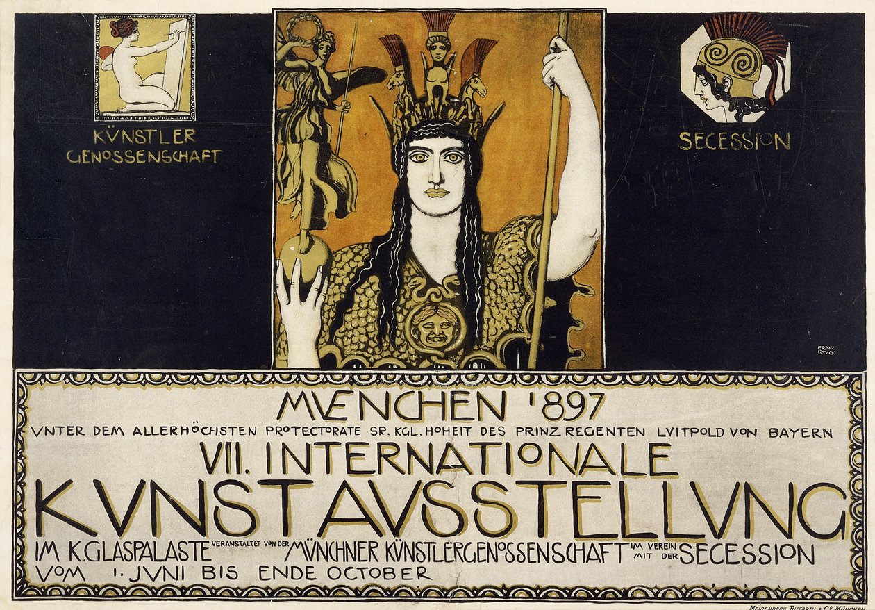 Mnichov 1897, VII. mezinárodní umělecká výstava, 1897 od Franz von Stuck