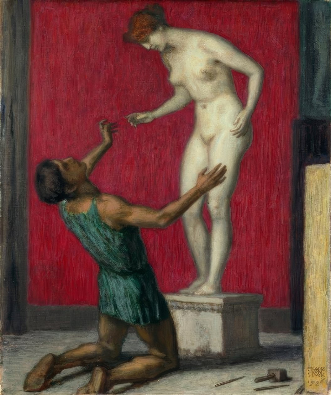 Pygmalion od Franz von Stuck