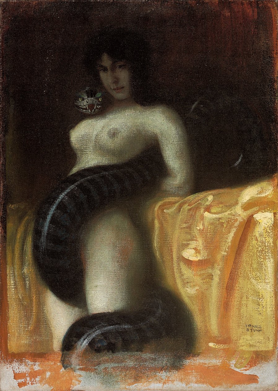 Smyslnost, kolem roku 1891 od Franz von Stuck