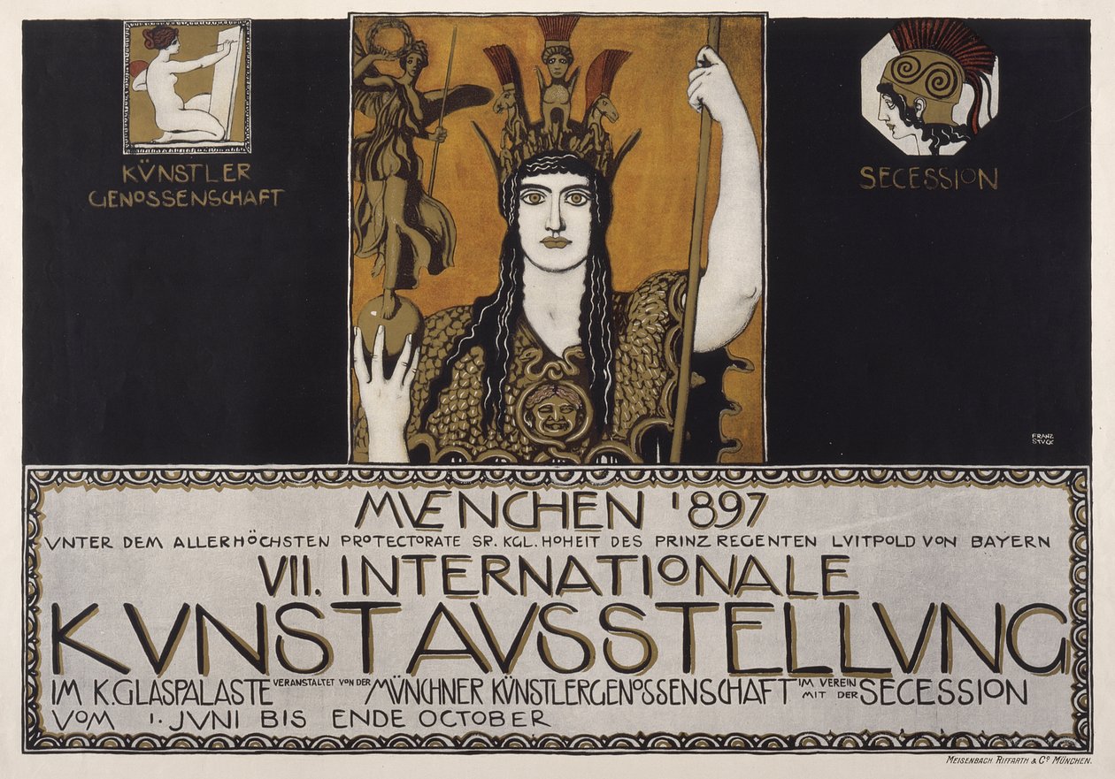 Sedmá mezinárodní výstava umění, Mnichov 1897 od Franz von Stuck