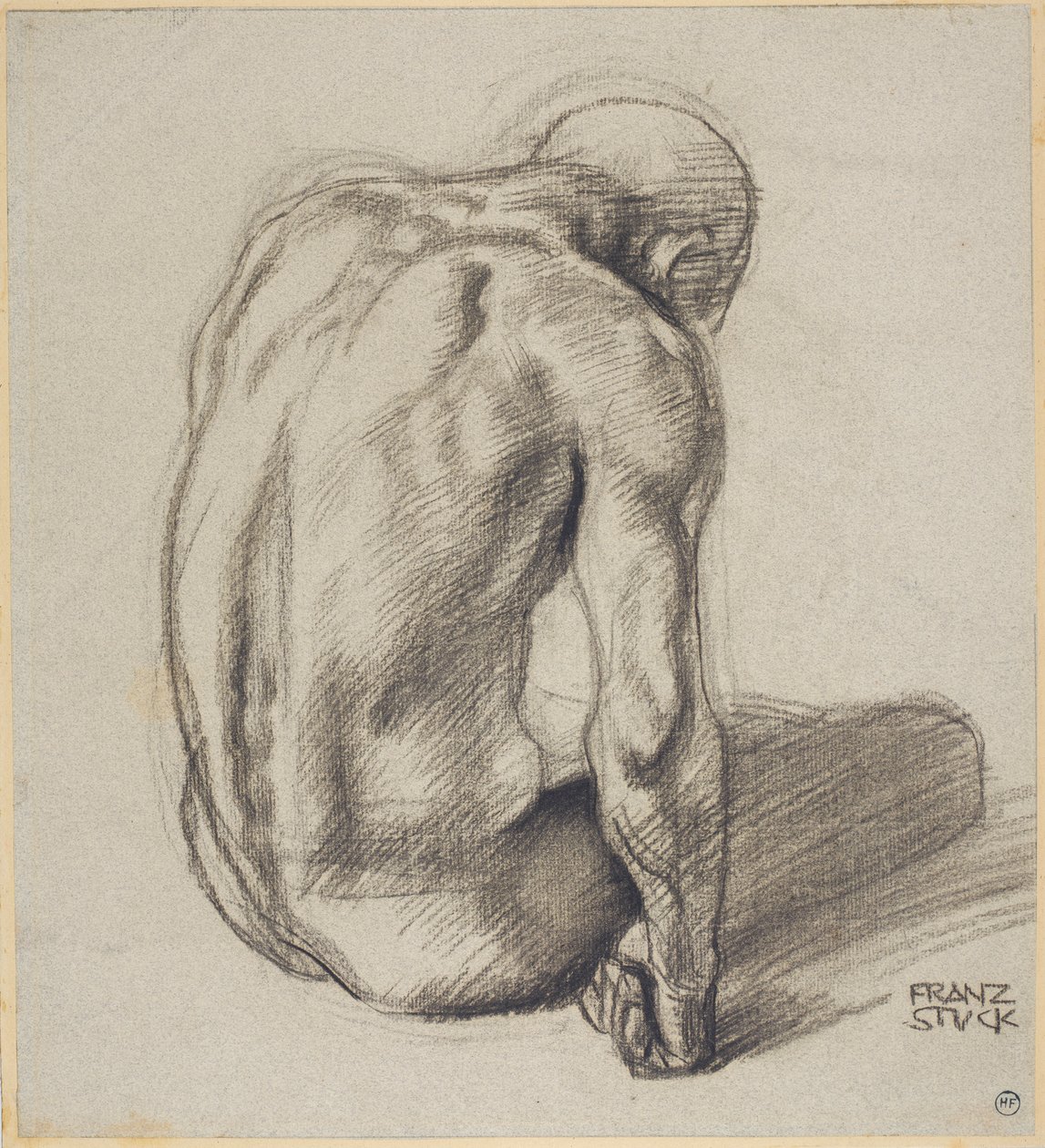 Sedící muž od Franz von Stuck