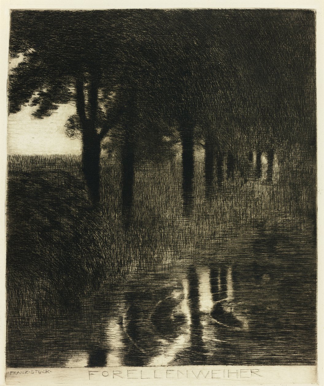 Pstruhový bazén od Franz von Stuck