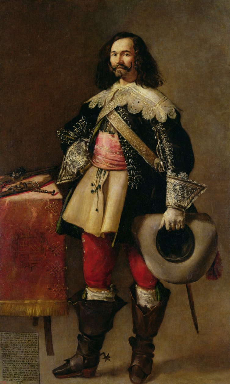Don Tiburcio de Redin a Cruzat od Fray Juan Andres Rizi