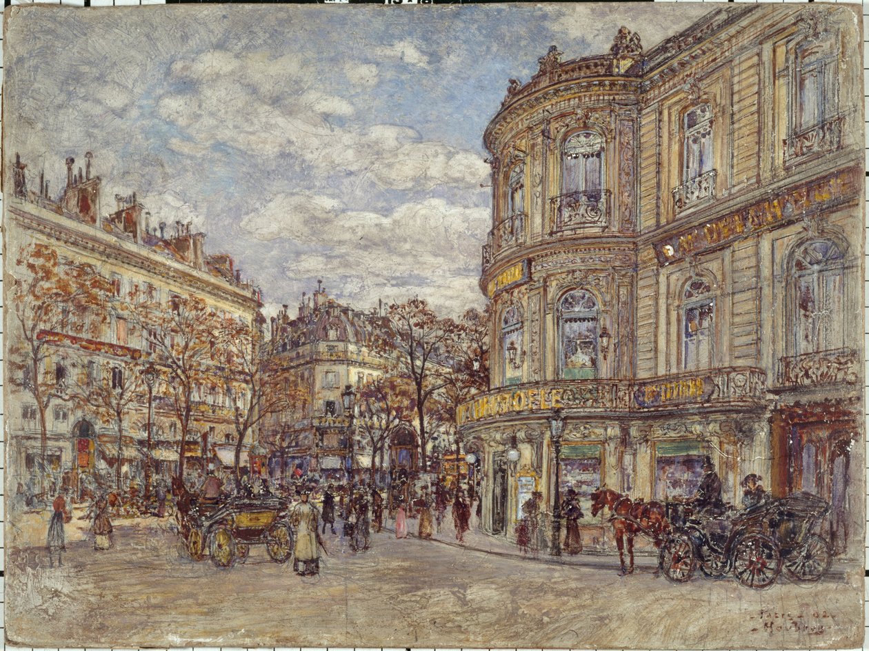 Francouzsky: Le Pavillon de Hanovre, rue Louis-le-Grand od Frederic Anatole Houbron