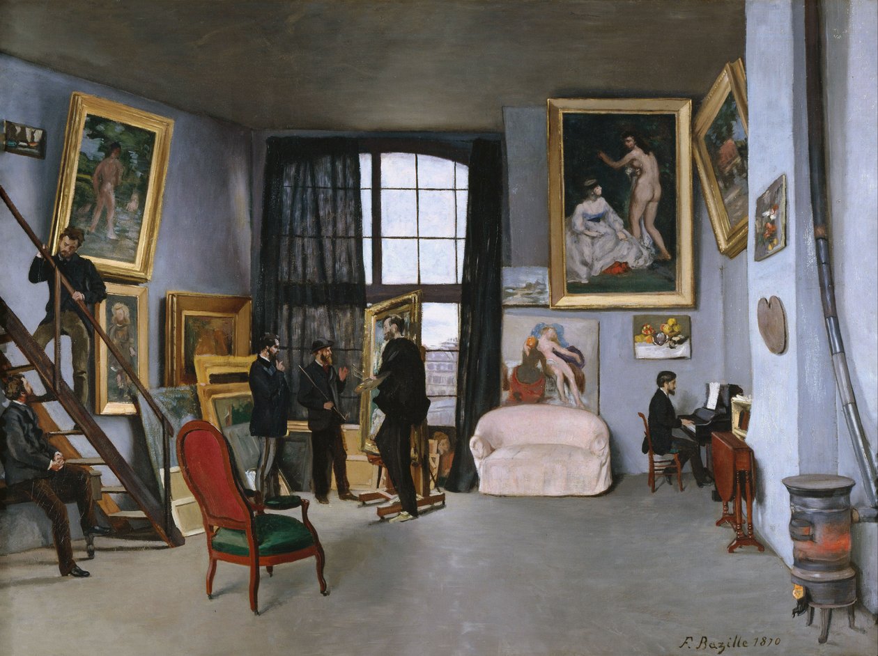 Bazillovo studio od Frédéric Bazille