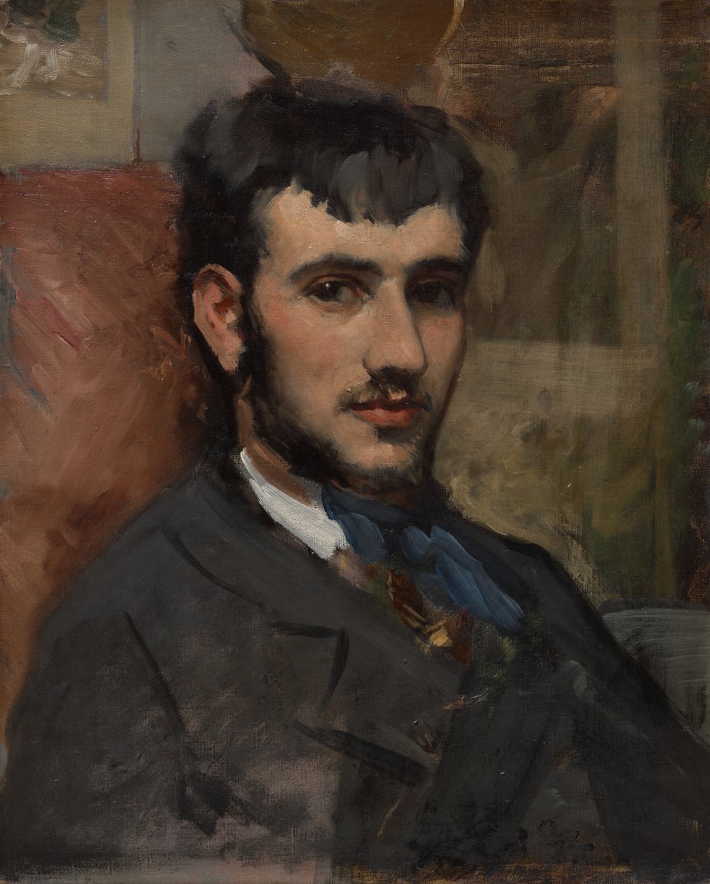 Portrét Renoira od Frédéric Bazille