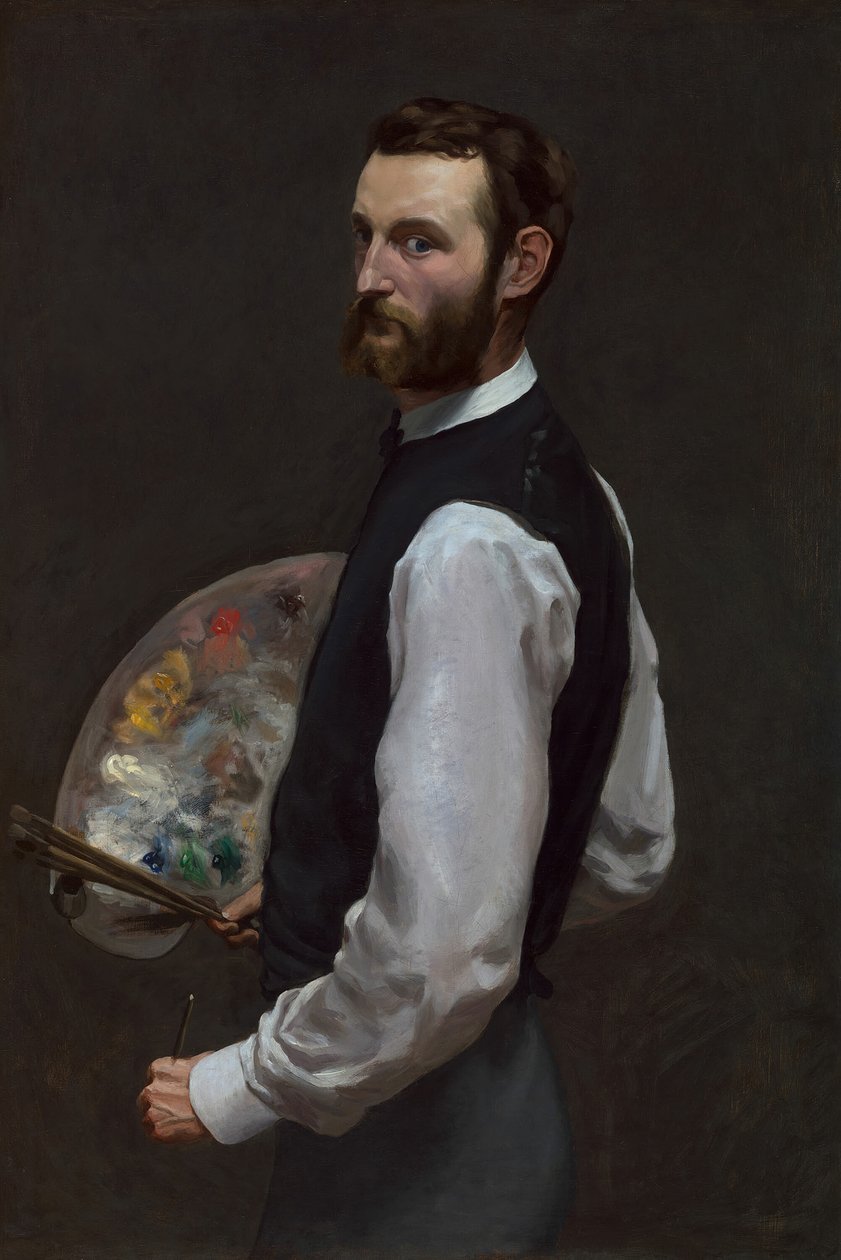 Autoportrét, 186566. od Frédéric Bazille