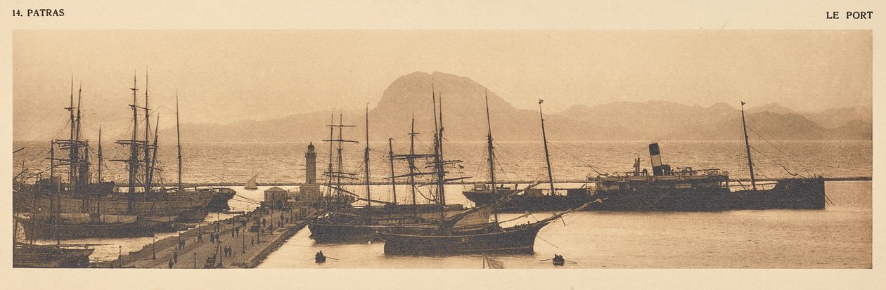 Patras. Přístav od Frédéric Boissonnas