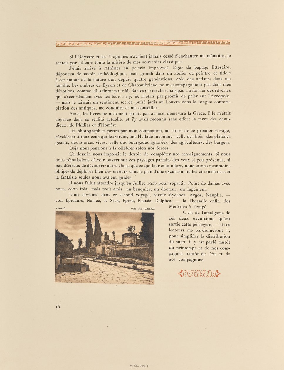 Pompeje. Trasa hrobek od Frédéric Boissonnas