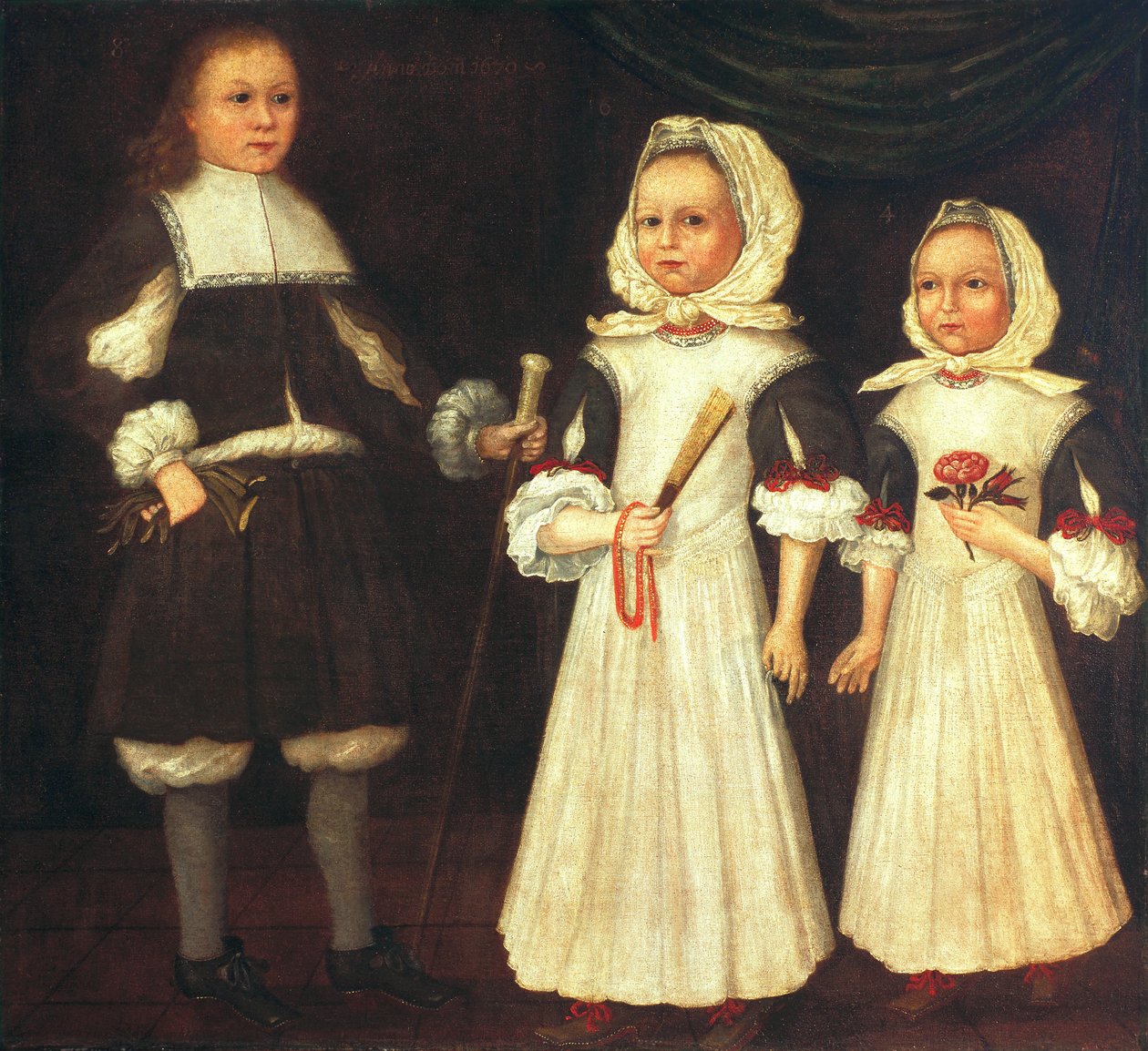 David, Joanna a Abigail Mason od Freake Gibbs Painter