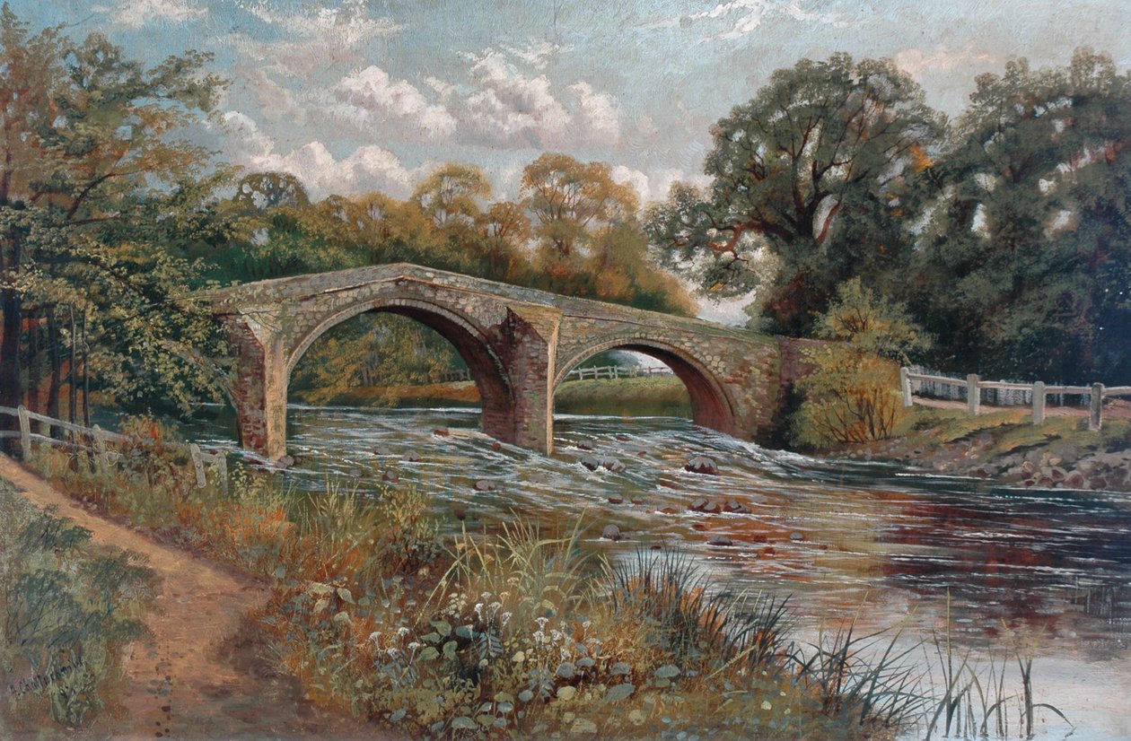 Pohled na Ilkley, 1893 od Fred Challacombe