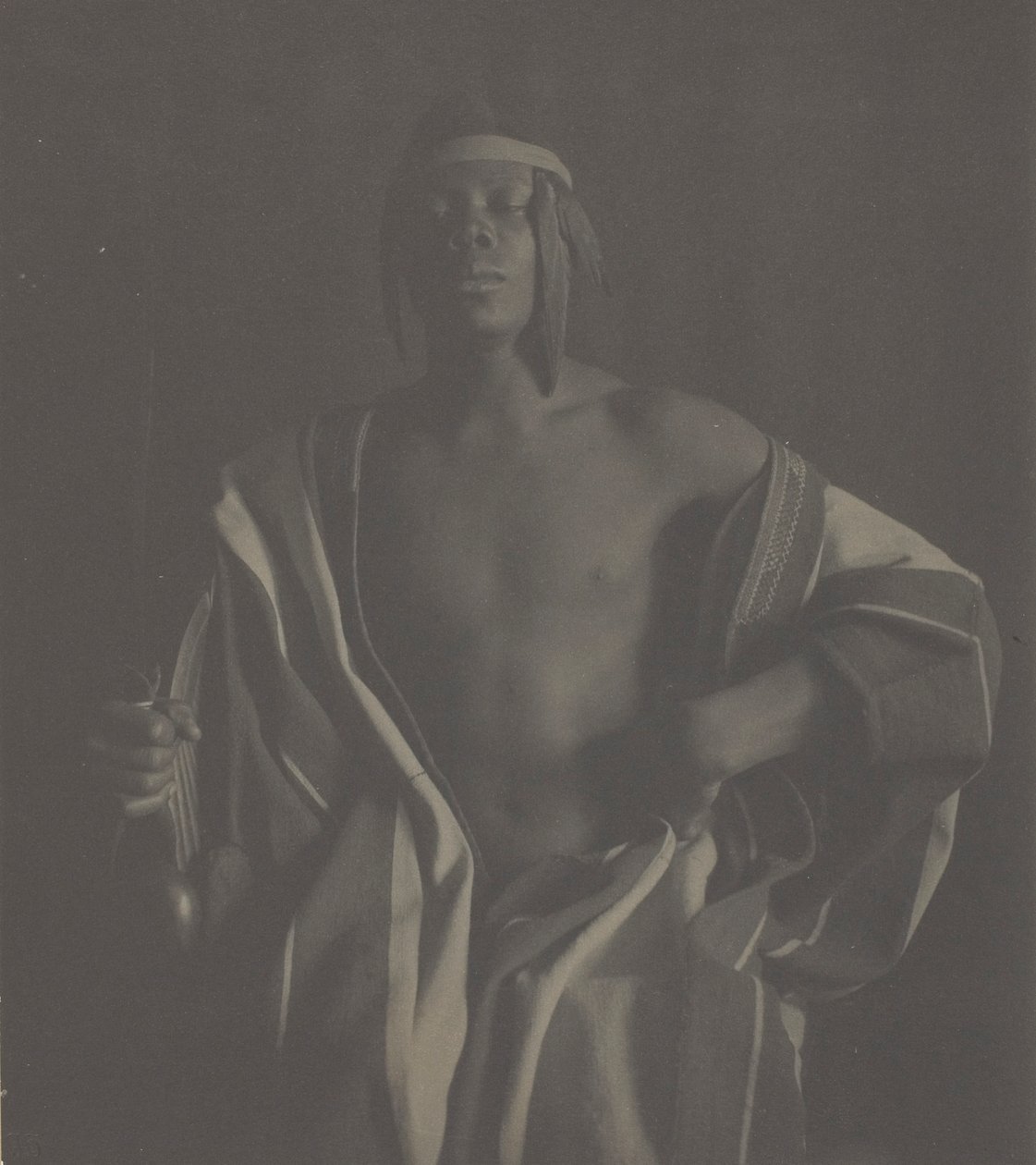 Etiopský náčelník, 1897, vytištěno cca. 1902. od Fred Holland Day