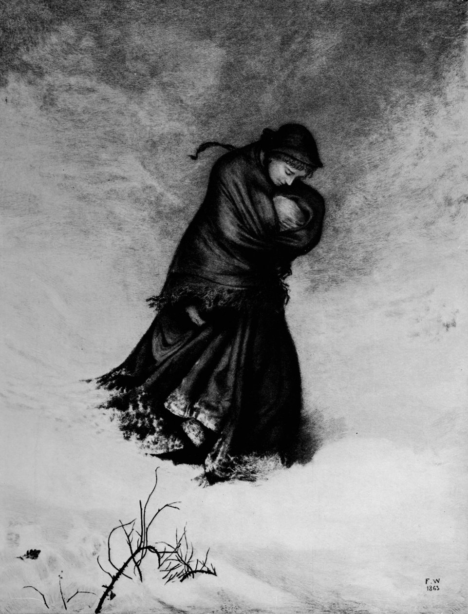 "Ztracená cesta", 1863, 1912 od Fred Walker
