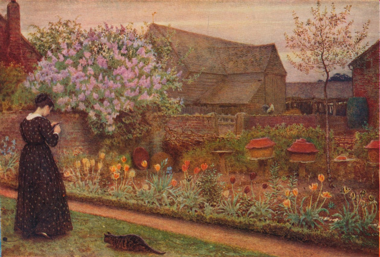 Stará zemědělská zahrada, 1871. od Fred Walker