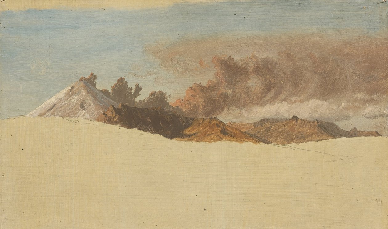 Cotopaxi vidět z Ambato, Ekvádor od Frederic Edwin Church