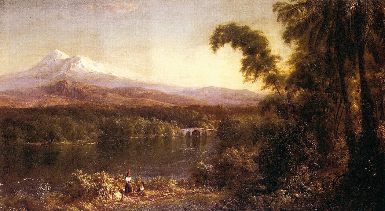 Ekvádorská krajina, 1877 od Frederic Edwin Church