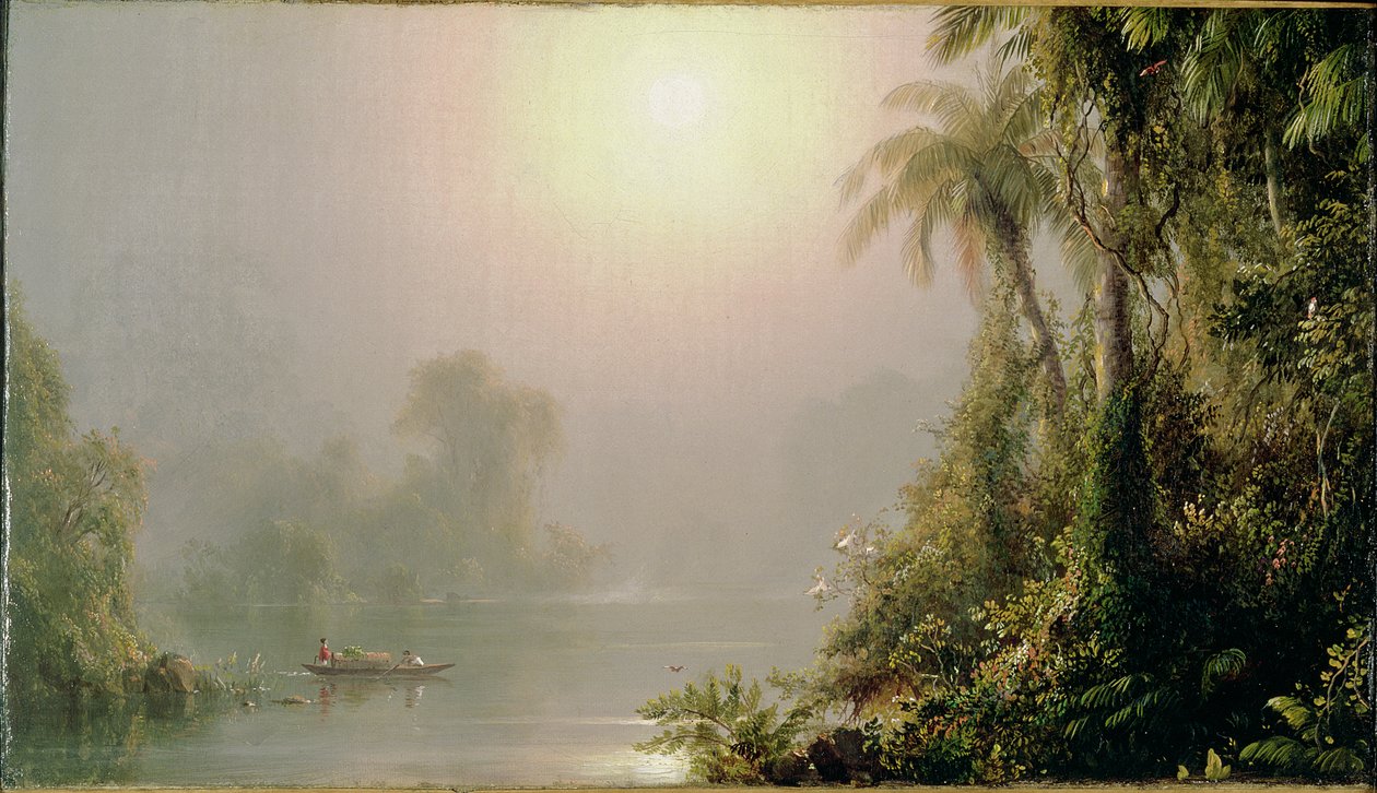 Ráno v tropech, kolem roku 1858 od Frederic Edwin Church