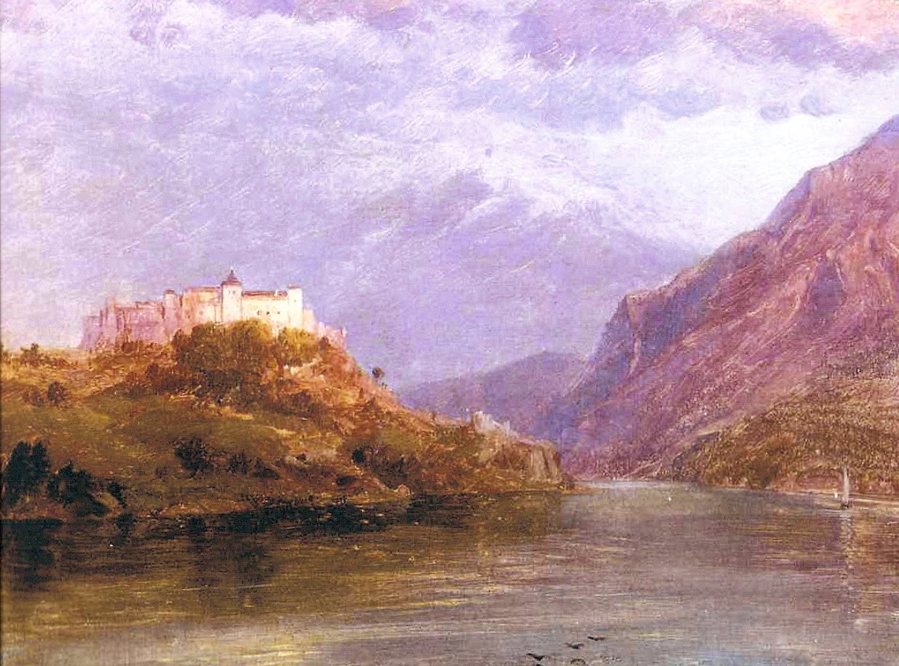 Zámek Salzburg, 1868-69 od Frederic Edwin Church