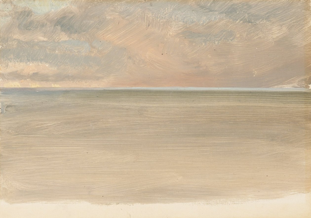 Přímořská krajina s Icecapem na dálku od Frederic Edwin Church