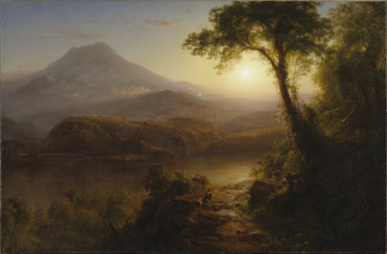Tropická krajina od Frederic Edwin Church