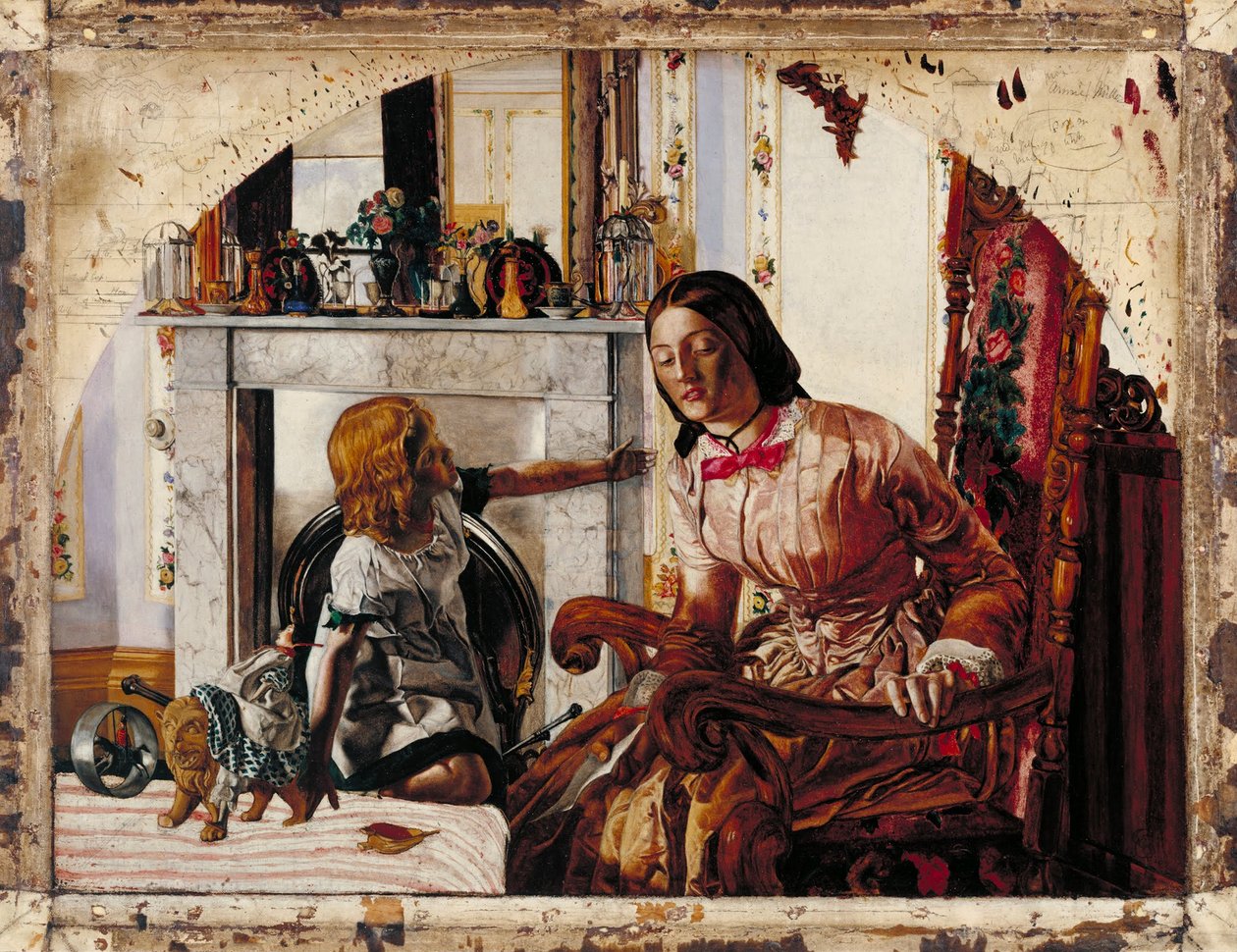 Matka a dítě od Frederic George Stephens