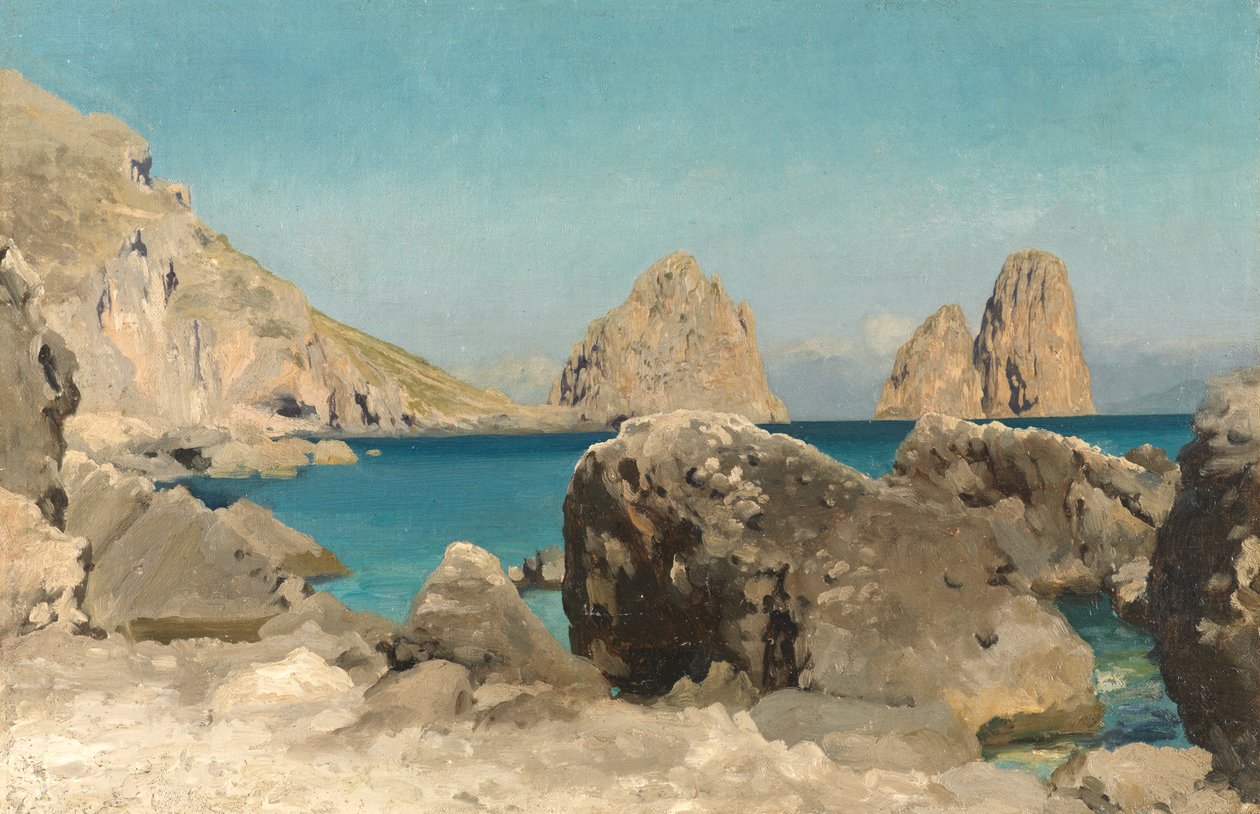 Rocks of the Sirens, Capri, c.1860s od Frederic Leighton