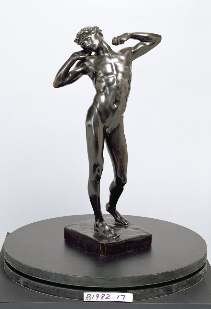 Sluggard, kolem 1886-90 (bronz) od Frederic Leighton