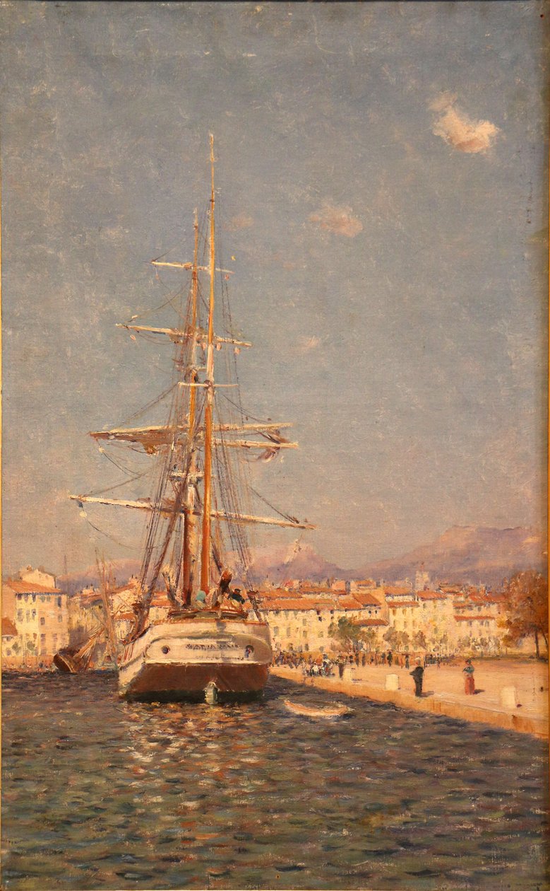 Přístav Toulon od Frederic Montenard
