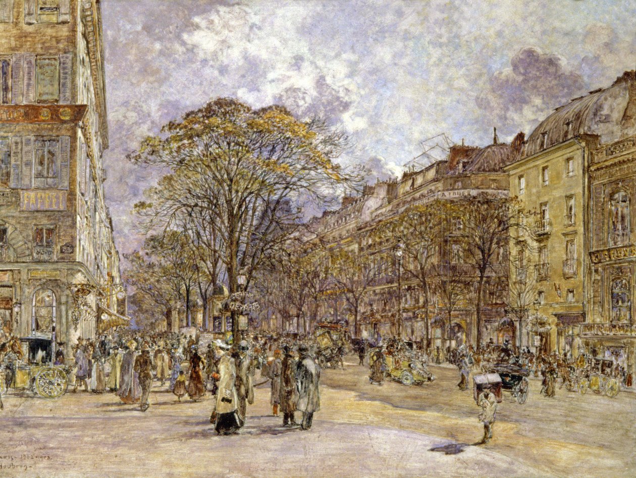 Italialaisten bulevardi, Pariisi od Frederic Anatole Houbron
