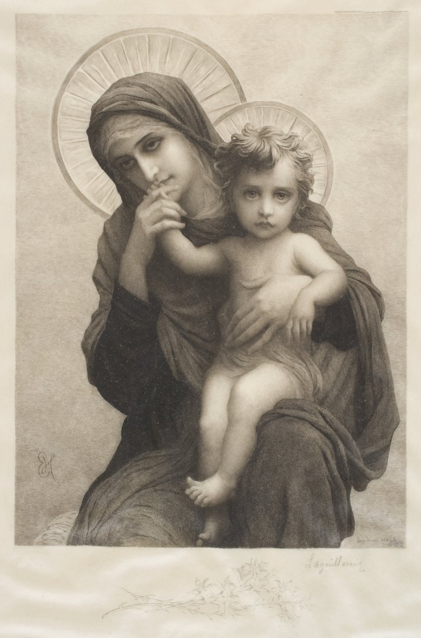 Madonna s dítětem od Frederic Auguste Laguillermie