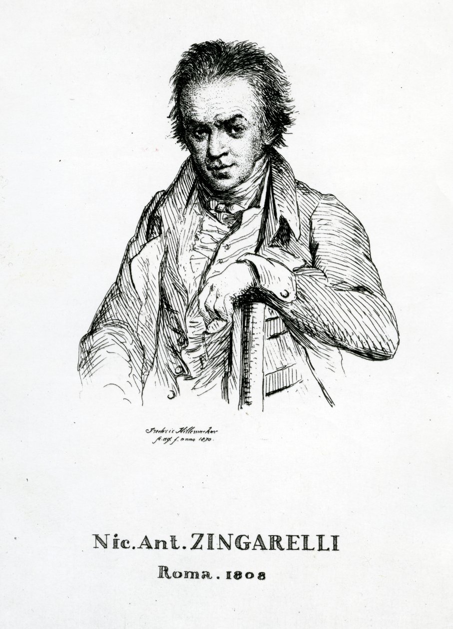 Niccolo Antonio Zingarelli, 1870 od Frederic Desire Hillemacher