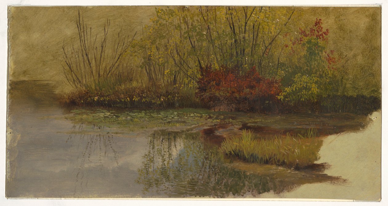 Roh rybníka od Frederic Edwin Church