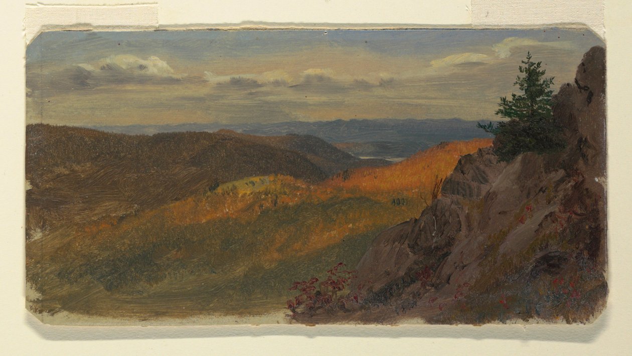 Podzimní krajina v Nové Anglii od Frederic Edwin Church