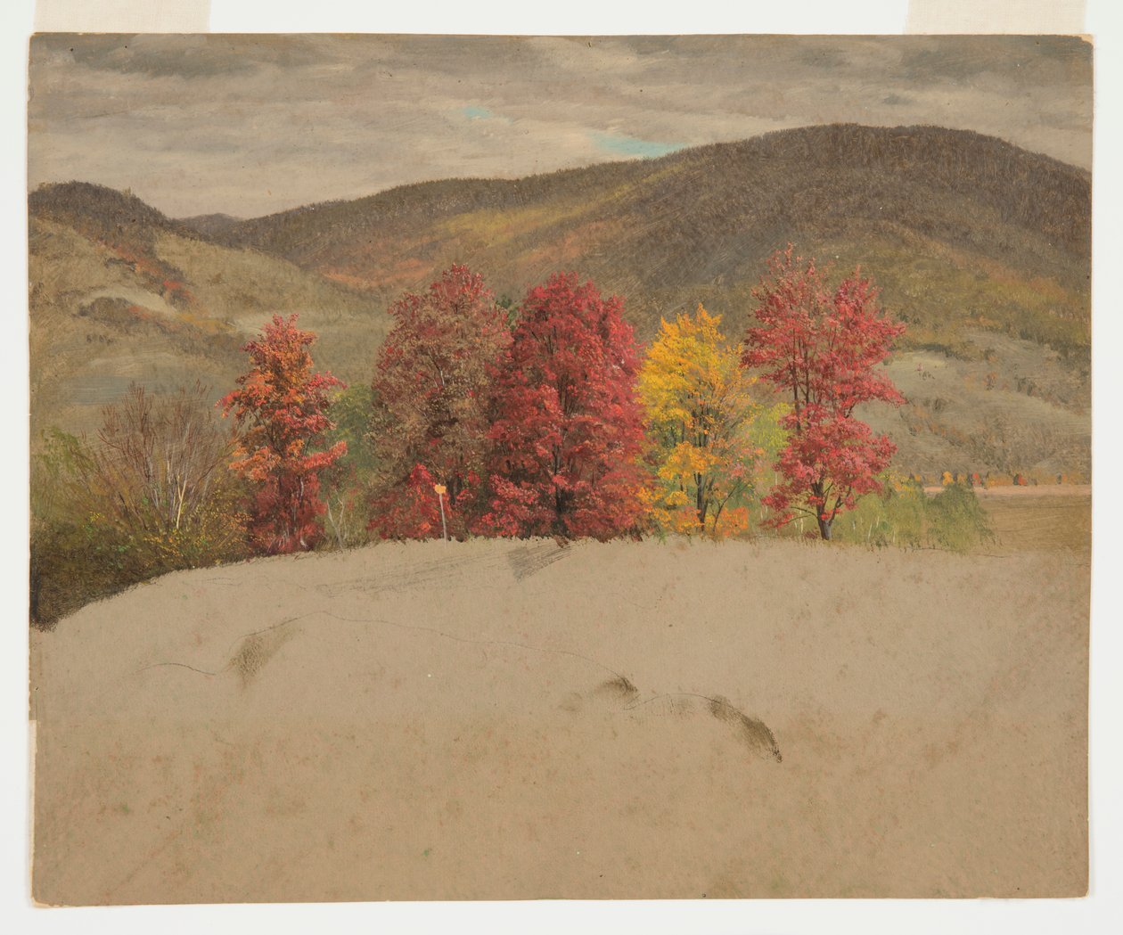 Podzimní krajina v Nové Anglii od Frederic Edwin Church