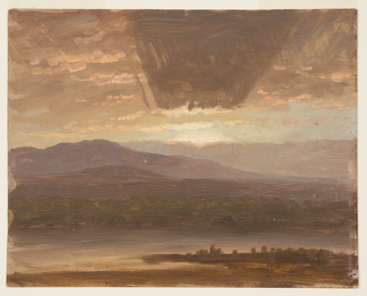 Catskills z Hudsonu, New York od Frederic Edwin Church