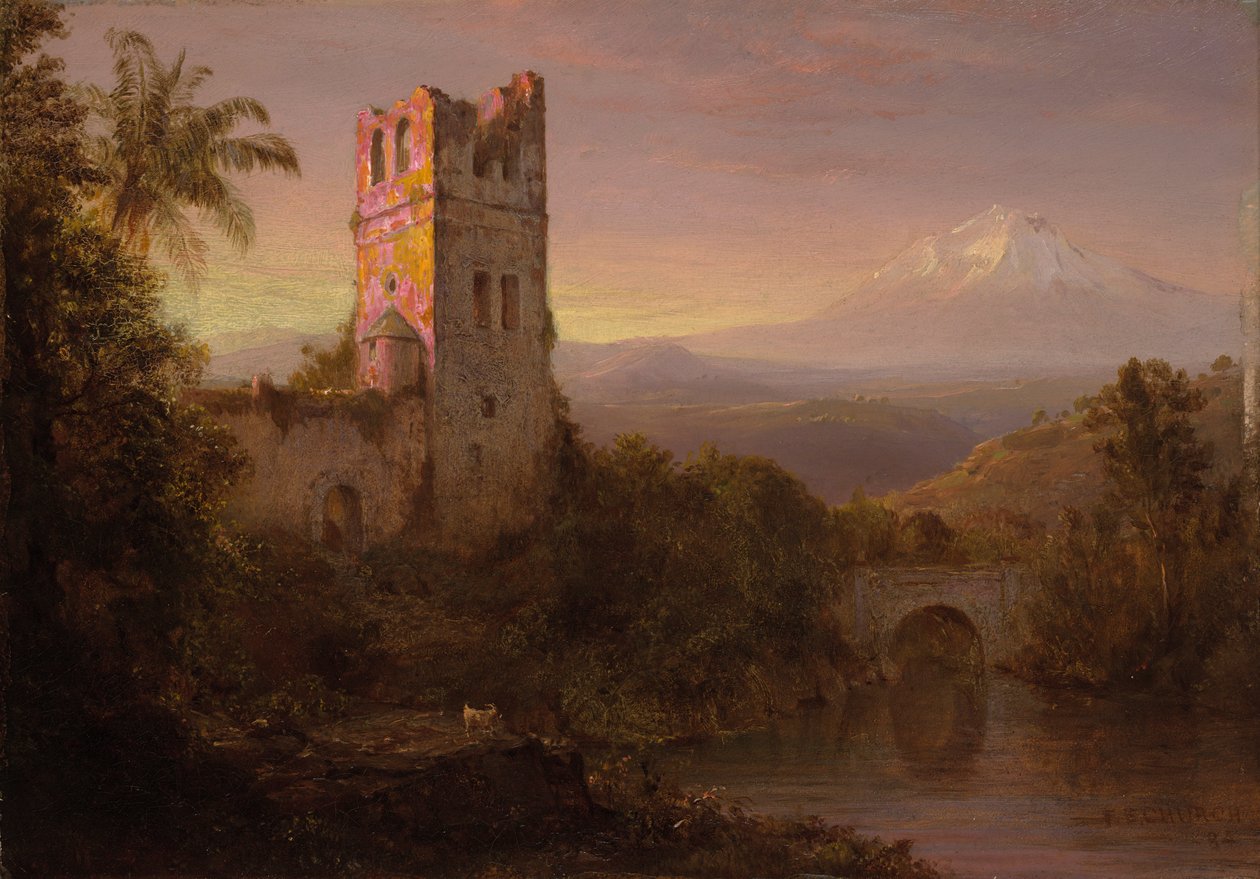 Sopka Chimborazo od Frederic Edwin Church