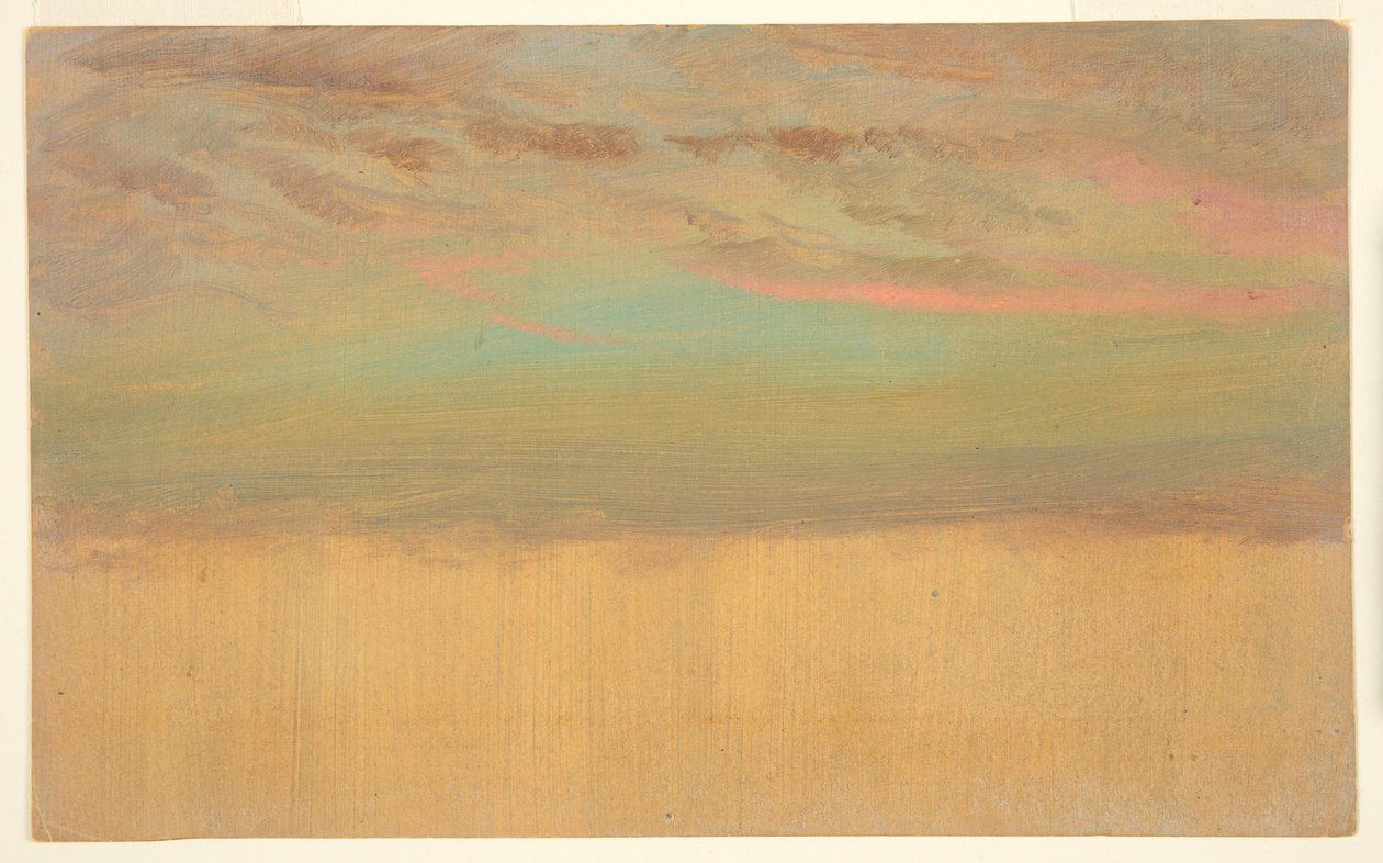 Cloudová studie od Frederic Edwin Church