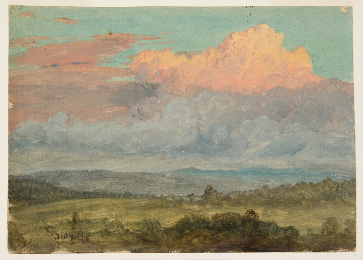 Mraky, Hudson Valley, New York od Frederic Edwin Church