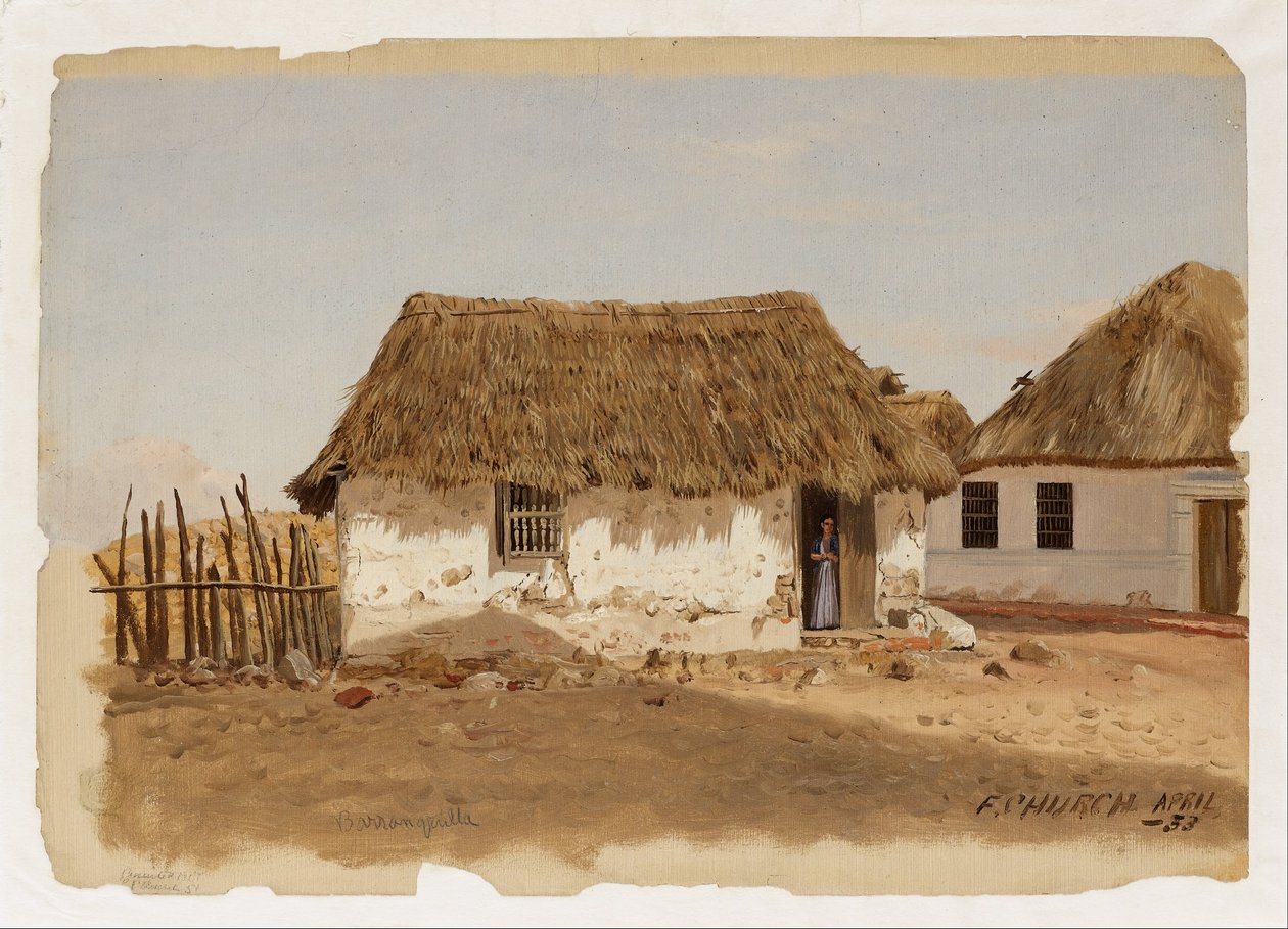 Kolumbie, Barranquilla, Dva domy od Frederic Edwin Church