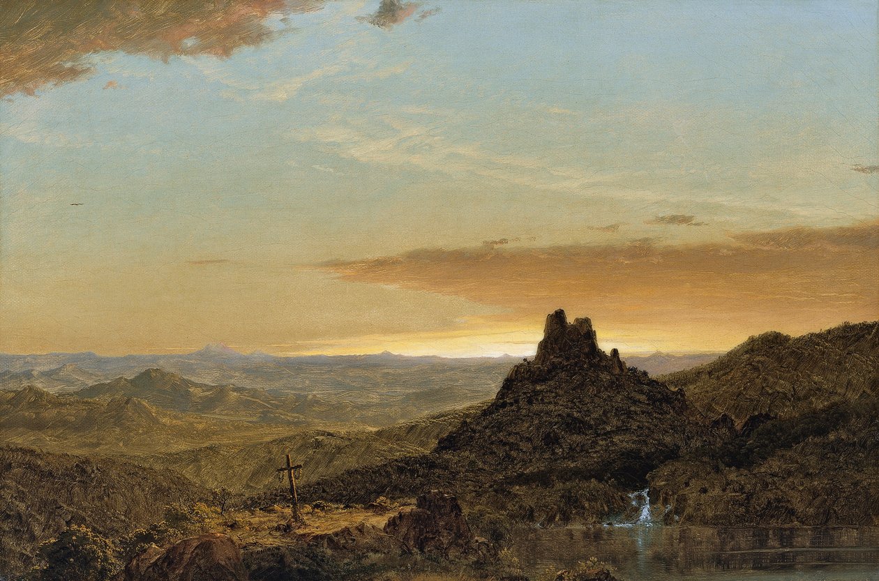 Kříž v poušti od Frederic Edwin Church