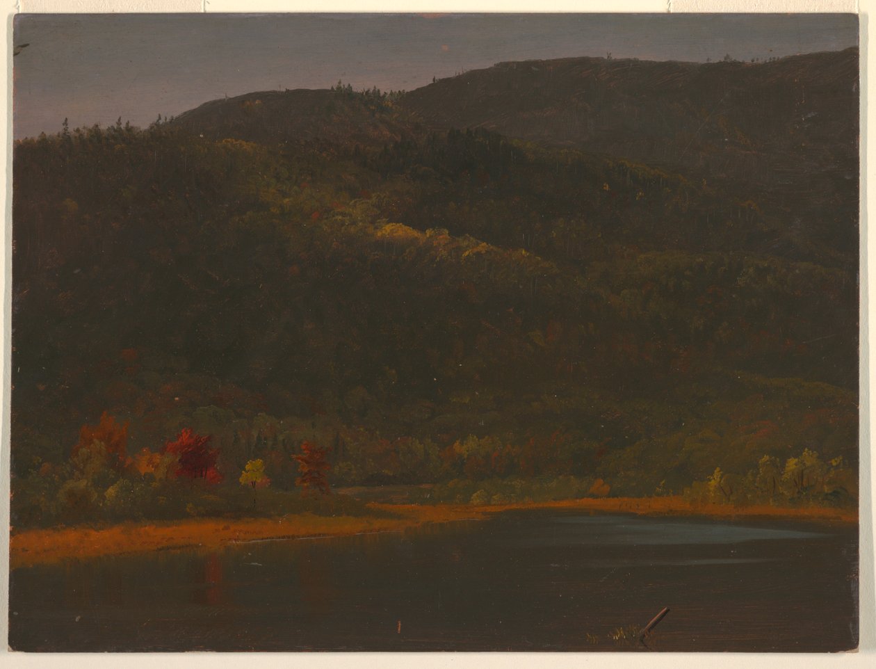 Kresba, Podzimní krajina, 1860-70 od Frederic Edwin Church